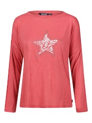 Regatta Red Womens Carlene Graphic Print T-Shirt - Image 5 of 6