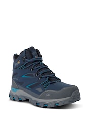 Regatta Blue Womens Holcombe III Mid Waterproof Walking Boots - Image 2 of 5