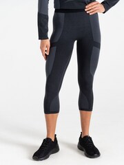 Dare 2b Womens In The Zone II Black 3/4 Leggings - Image 2 of 4