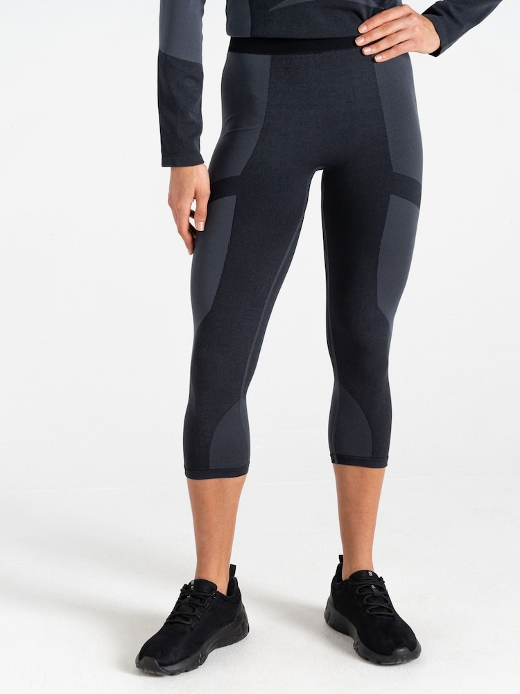 Dare 2b Womens In The Zone II Black 3/4 Leggings - Image 2 of 4
