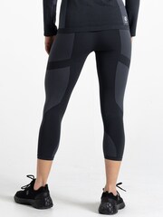Dare 2b Womens In The Zone II Black 3/4 Leggings - Image 3 of 4