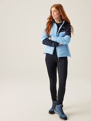 Regatta Blue Womens Hooded Hillpack III Jacket - Image 3 of 9