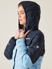 Regatta Blue Womens Hooded Hillpack III Jacket - Image 4 of 9