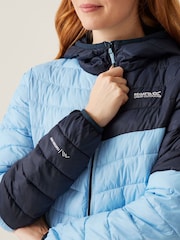 Regatta Blue Womens Hooded Hillpack III Jacket - Image 5 of 9