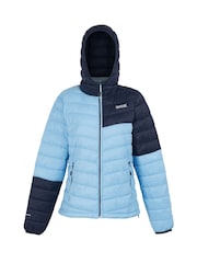Regatta Blue Womens Hooded Hillpack III Jacket - Image 7 of 9