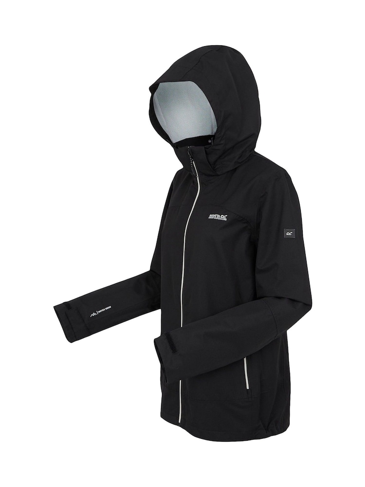 Regatta Black Womens Oakhowe Waterproof Jacket - Image 10 of 10