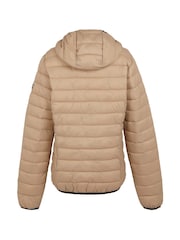 Regatta Cream Womens Hooded Marizion Baffled Jacket - Image 6 of 7