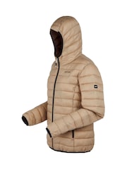 Regatta Cream Womens Hooded Marizion Baffled Jacket - Image 7 of 7