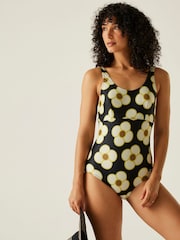 Regatta Black Womens Orla Kiely Swimsuit II - Image 1 of 8