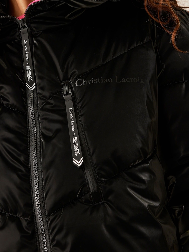 Regatta Black Womens Christian Lacroix Cavaillon Padded Jacket - Image 8 of 8