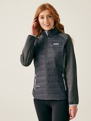 Regatta Grey Womens Clumber V Hybrid Jacket - Image 1 of 8