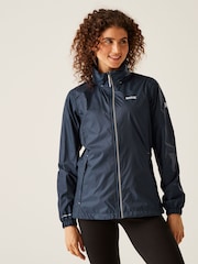 Regatta Blue Womens Corinne IV Waterproof Packaway Jacket - Image 1 of 9