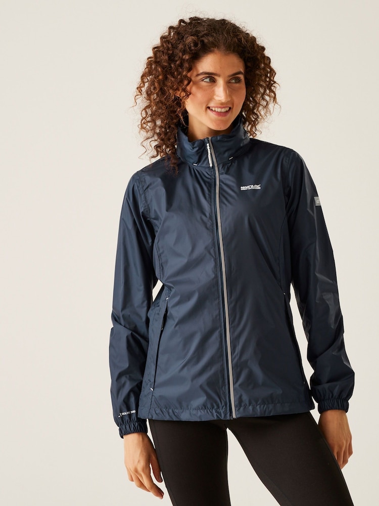 Regatta Blue Womens Corinne IV Waterproof Packaway Jacket - Image 1 of 9
