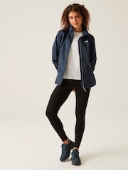 Regatta Blue Womens Corinne IV Waterproof Packaway Jacket - Image 3 of 9