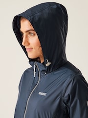 Regatta Blue Womens Corinne IV Waterproof Packaway Jacket - Image 4 of 9