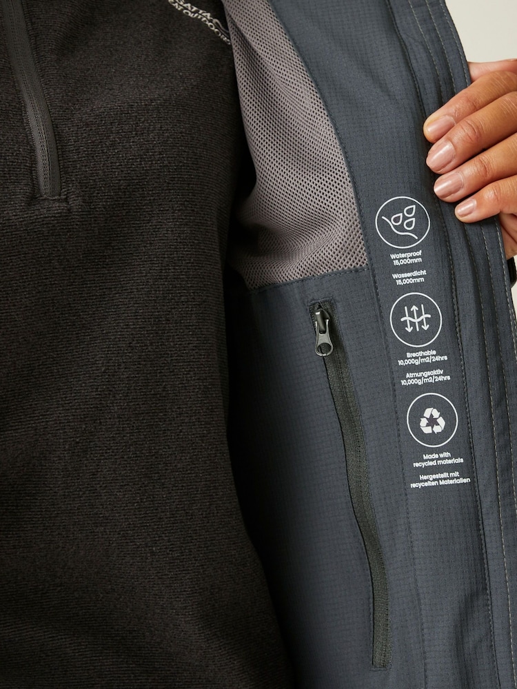 Regatta Grey Womens Okara Waterproof Jacket - Image 5 of 7