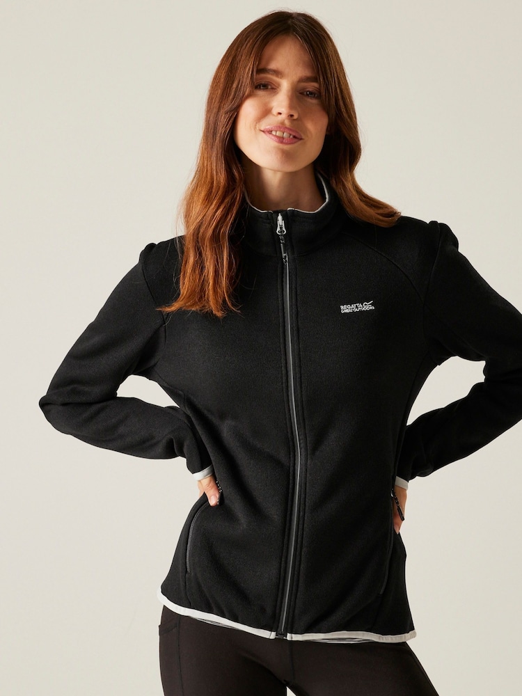 Negro - Regatta Womens Newhill II Fleece - Imagen 1 de 7