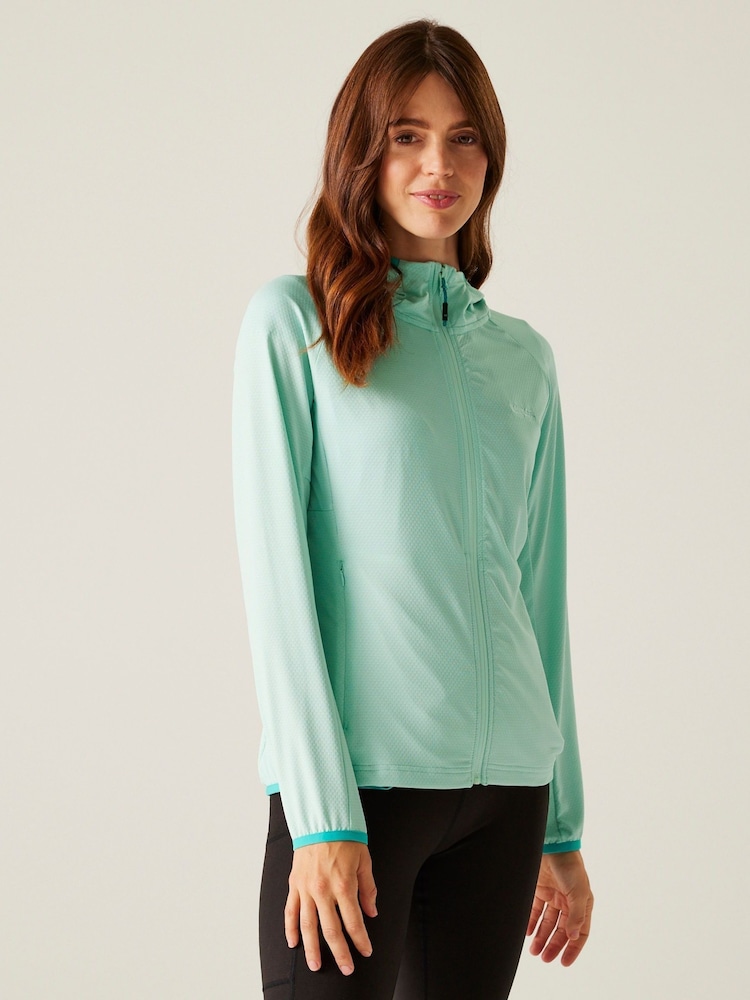Regatta Blue Womens Huntdale Full Zip Fleece - Image 1 of 7