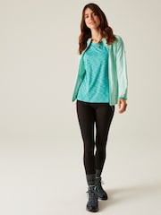 Regatta Blue Womens Huntdale Full Zip Fleece - Image 3 of 7