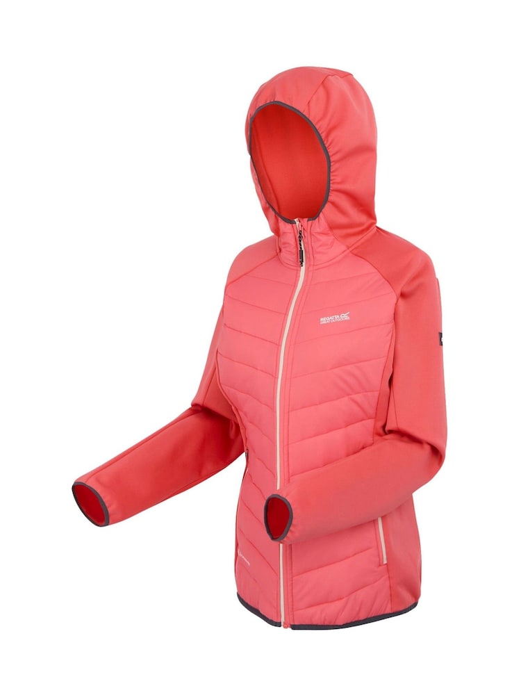 Regatta Orange Womens Andreson VIII Hybrid Walking Jacket - Image 10 of 10