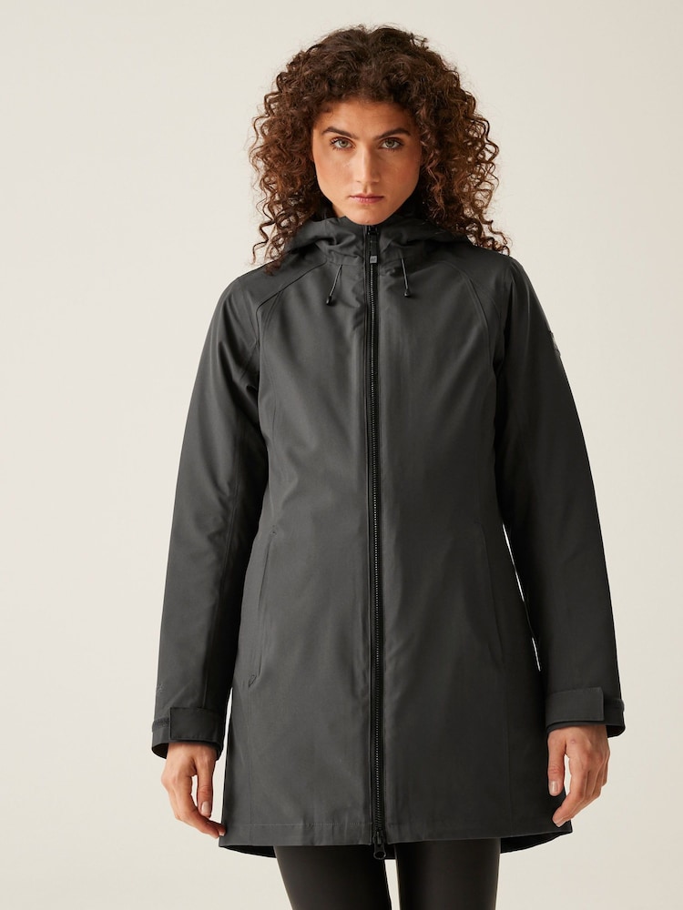 Regatta Grey Womens Denbury V 2-in-1 Waterproof Jacket - Image 1 of 8