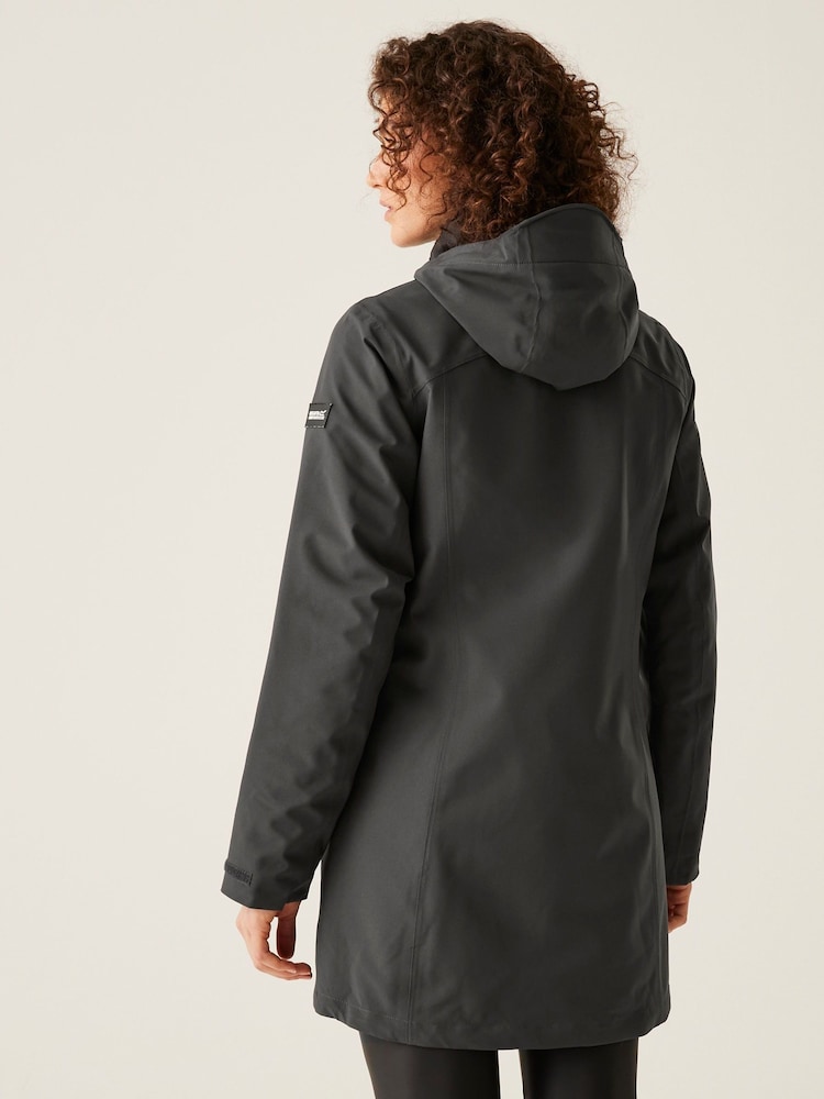 Regatta Grey Womens Denbury V 2-in-1 Waterproof Jacket - Image 2 of 8