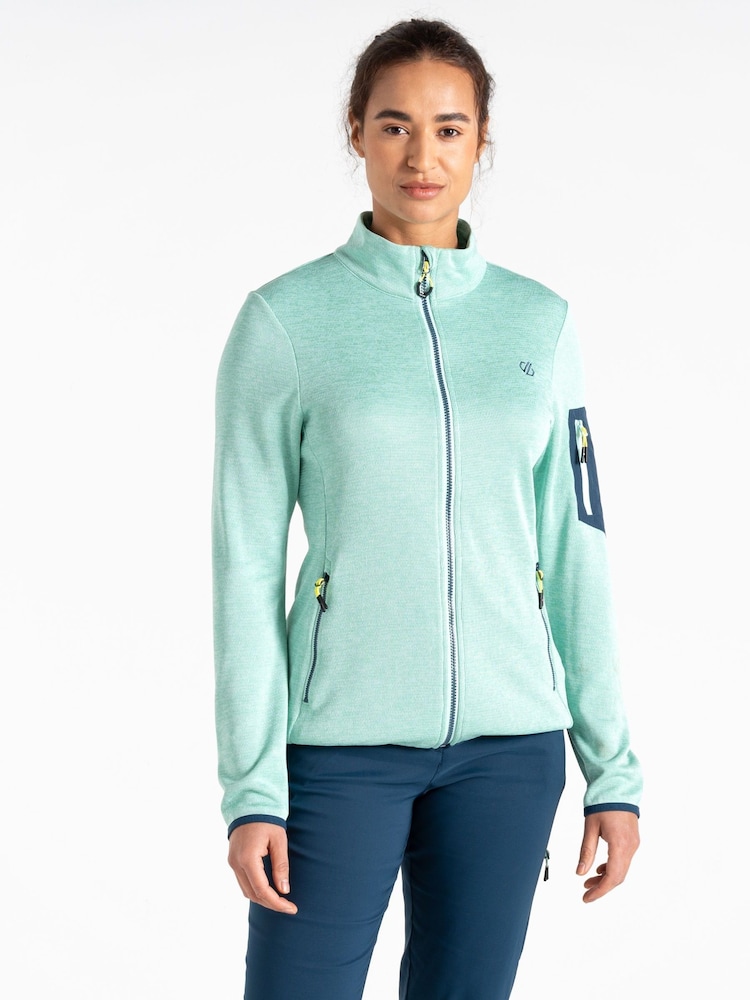 Dare 2b Womens Green Torrek Zip Through Fleece - Image 1 of 7