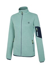 Dare 2b Womens Green Torrek Zip Through Fleece - Image 6 of 7