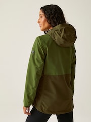 Regatta Green Womens Hamara IV Waterproof Jacket - Image 3 of 10