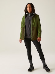 Regatta Green Womens Hamara IV Waterproof Jacket - Image 4 of 10