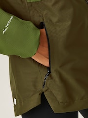 Regatta Green Womens Hamara IV Waterproof Jacket - Image 6 of 10