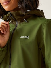 Regatta Green Womens Hamara IV Waterproof Jacket - Image 7 of 10