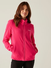 Regatta Pink Womens Clemance IV Full Zip Fleece - Image 1 of 7