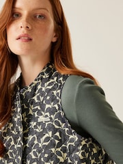 Regatta Grey Womens Orla Kiely Quilted Body Warmer - Image 4 of 6