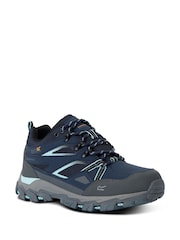 Regatta Blue Womens Holcombe III Low Waterproof Walking Boots - Image 2 of 5