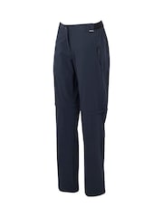 Regatta Blue Womens Travel Light Zip Off Trousers II - Image 7 of 7