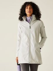 Regatta White Womens Carisbrooke Softshell Jacket - Image 1 of 8