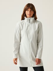 Regatta White Womens Carisbrooke Softshell Jacket - Image 2 of 8