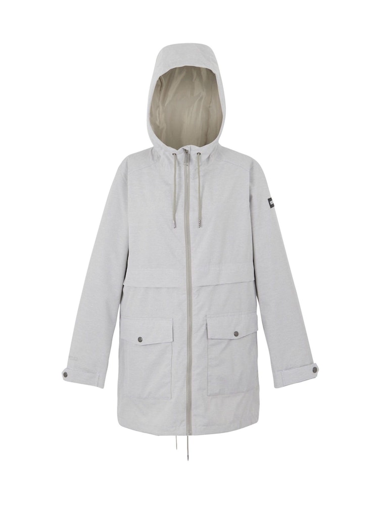 Regatta White Womens Navaeh Waterproof Jacket - Image 6 of 8