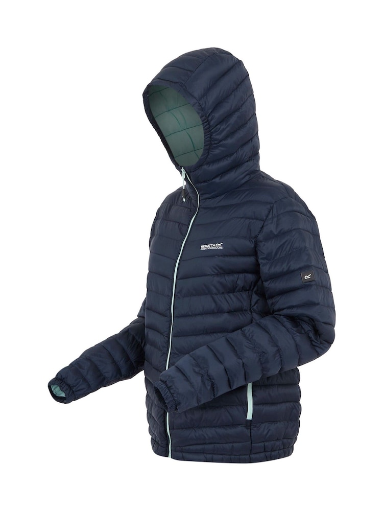 Regatta Blue Womens Hurden Lightweight Puffer Jacket - Image 10 of 10