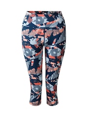 Dare 2b Womens Influential II 3/4 Black Leggings - Image 7 of 9