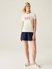 Regatta Cream Womens 100% Cotton Orla Kiely T-Shirt - Image 4 of 8