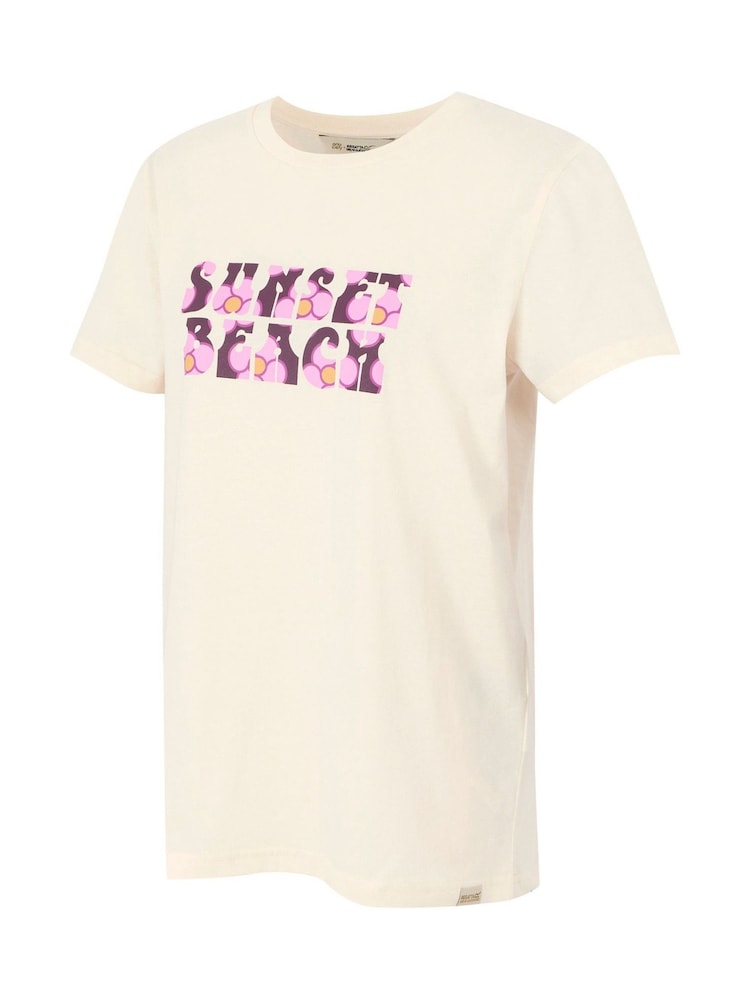 Regatta Cream Womens 100% Cotton Orla Kiely T-Shirt - Image 8 of 8