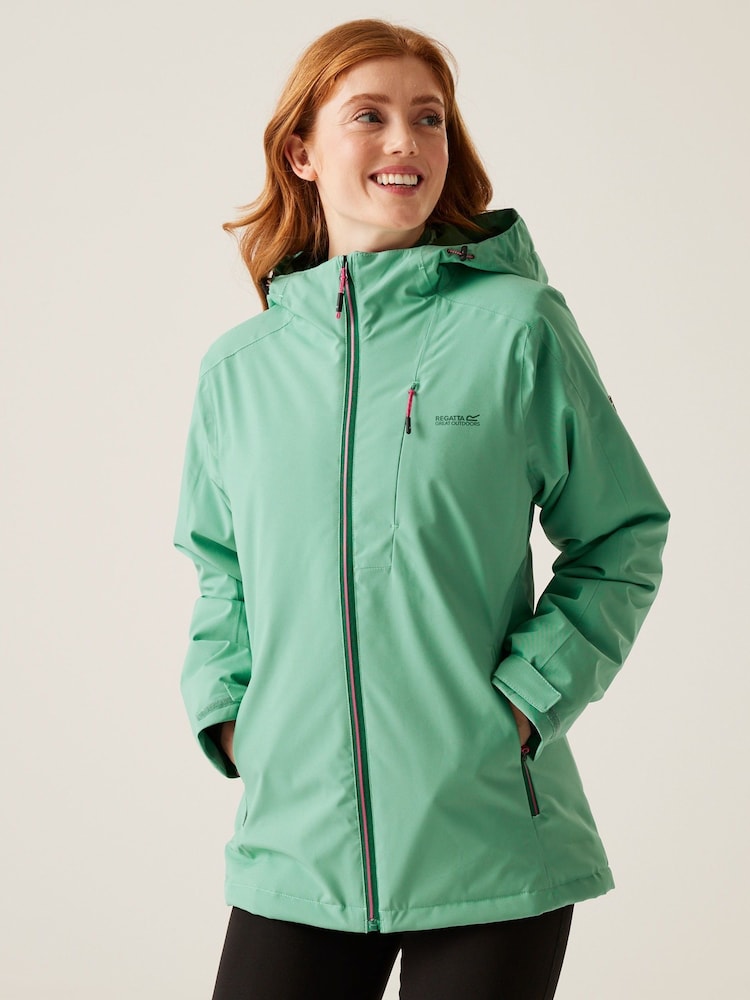 Regatta Green Womens Highton Stretch Padded Jacket - Image 1 of 9