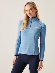 Regatta Blue Chrome Womens Yonder II Full Zip Hoodie - Image 1 of 7