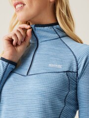 Regatta Blue Chrome Womens Yonder II Full Zip Hoodie - Image 4 of 7