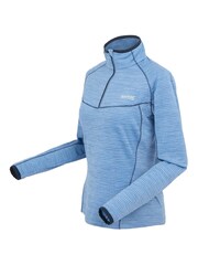 Regatta Blue Chrome Womens Yonder II Full Zip Hoodie - Image 7 of 7