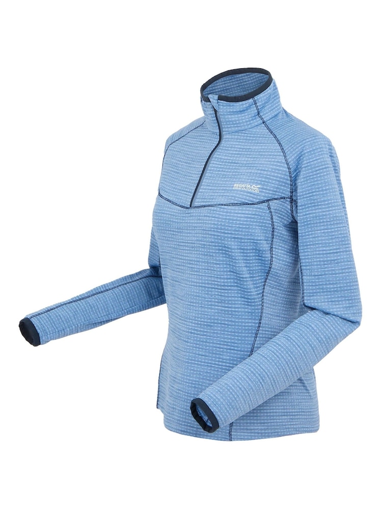 Regatta Blue Chrome Womens Yonder II Full Zip Hoodie - Image 7 of 7