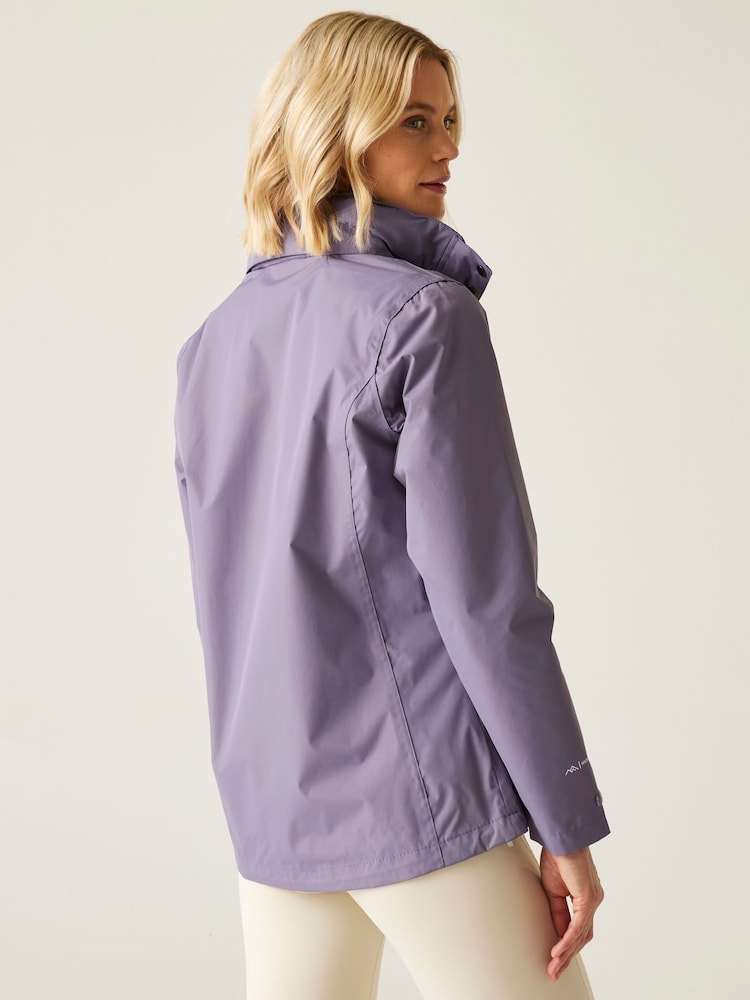 Regatta Light Purple Womens Daysha II Waterproof Jacket - Image 2 of 9 Regatta Light Purple Womens Daysha II Waterproof Jacket - Image 2 of 9