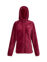 Regatta Red Womens Endra Full Zip Hooded Fleece - Image 5 of 6